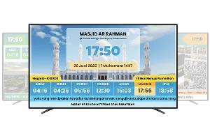 Pilihan tema dan layout Lima Waktu